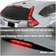 High Mount Stop Light LED Third Brake Light Assemblies Fits for Honda CR-V 2012 2013 2014 2015 2016 Rear LED 3rd Brake Lamp(Smoke)