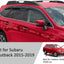 Voron Glass Tape-on Extra Durable Rain Guards for Subaru Outback 2015-2019, Window Deflectors, Vent Window Visors, 6 Pieces - 100493