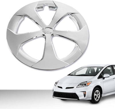 PIT66 Hubcap Wheel Cover 16 Inch 5-Spoke Compatible with Toyota Prius 15" 2012-2015, hubcap Silver Replacements 61167-42602-47060