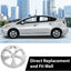 PIT66 Hubcap Wheel Cover 16 Inch 5-Spoke Compatible with Toyota Prius 15" 2012-2015, hubcap Silver Replacements 61167-42602-47060