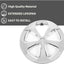 PIT66 Hubcap Wheel Cover 16 Inch 5-Spoke Compatible with Toyota Prius 15" 2012-2015, hubcap Silver Replacements 61167-42602-47060
