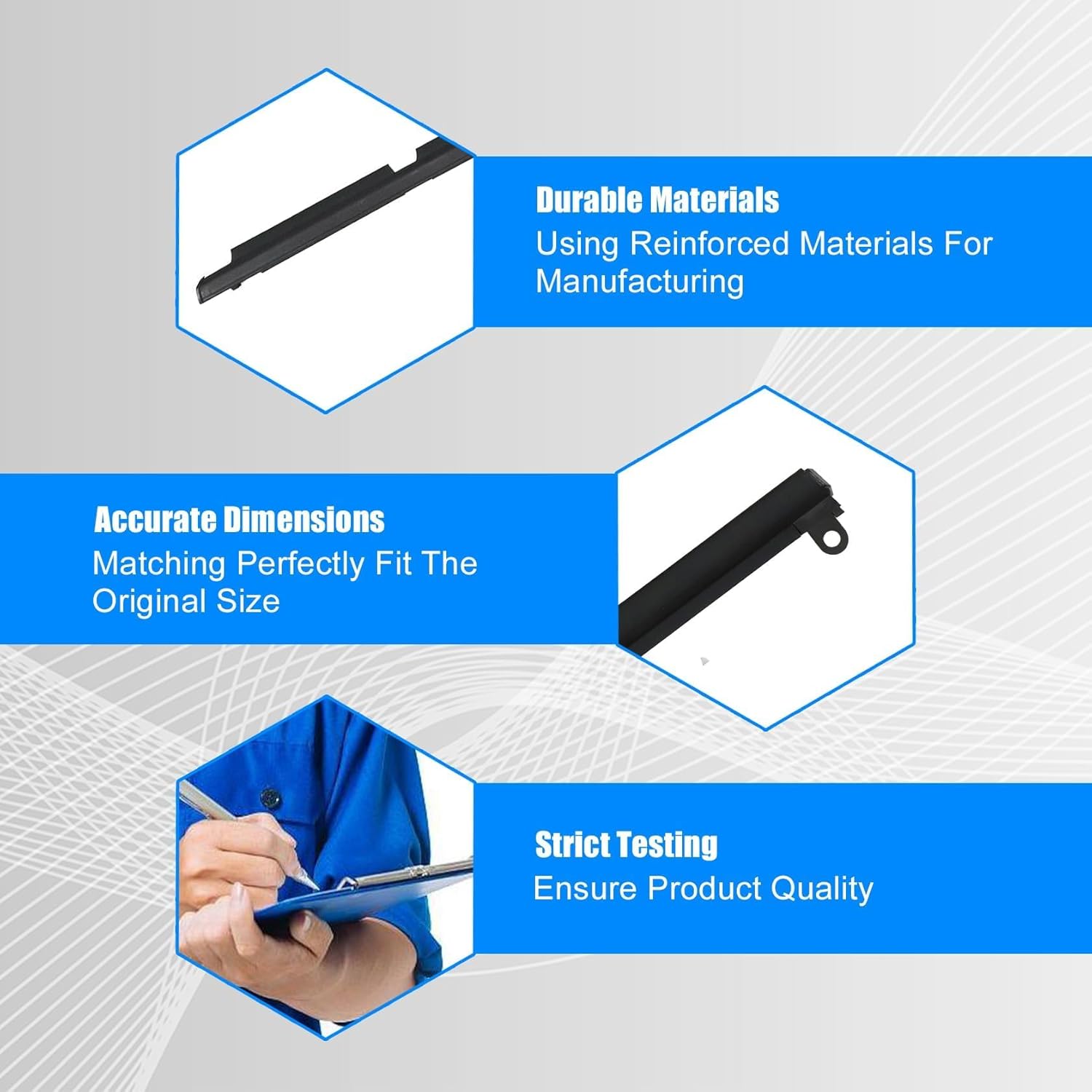 FZJDSD 7571160080 7572160080 Car Quarter Door Belt Moulding Black Set Compatible with Toyota Prado FJ / LC120 2003-2009 Compatible with Lexus GX470 Weatherstrip Window Molding Trim Window Seal Belt (model may vary)