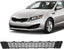 PartsFlow Front Bumper Grill Lower Grille Textured Black Plastic For 2011 2012 2013 Kia Optima KI1036113