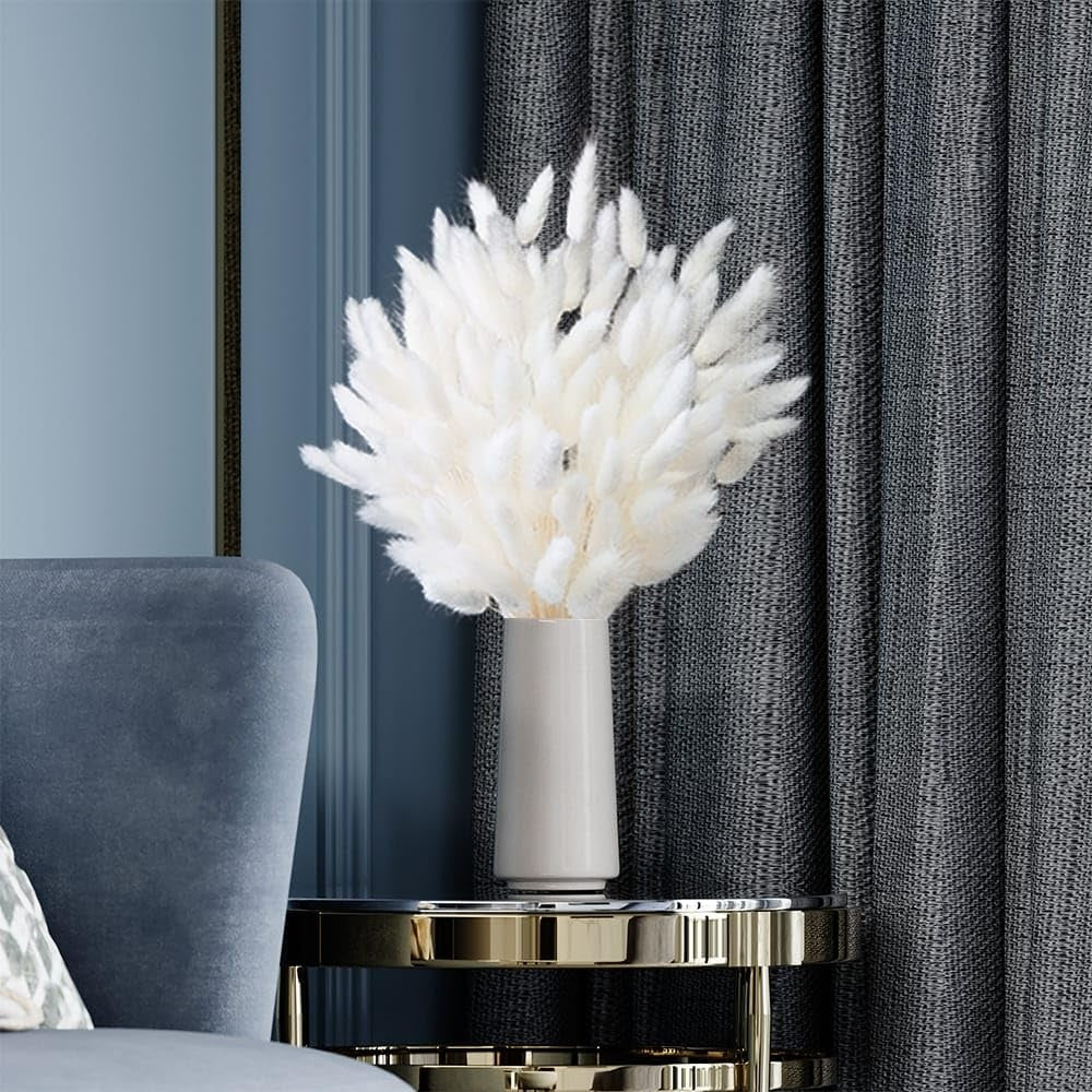 150 Stems Dried Bunny Tail Grass with Box Natural & Fluffy | Boho Decor - Rabbit Tail Grass Dried Pampas Grass Decor Flower Arrangements Wedding Home Kitchen Office Decor