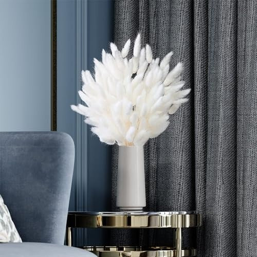 150 Stems Dried Bunny Tail Grass with Box Natural & Fluffy | Boho Decor - Rabbit Tail Grass Dried Pampas Grass Decor Flower Arrangements Wedding Home Kitchen Office Decor