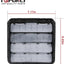 Body Side Aperture Exhauster Vents,for Dodge/Jeep Cab Rear Air Pressure Vent Louvers Replaces 68323649AB