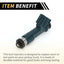 1 Pc Fuel Injector for Toyota 4Runner 2003-2009 Engine Fuel Injection Nozzle No.2320939015 12 Holes Plastic Green