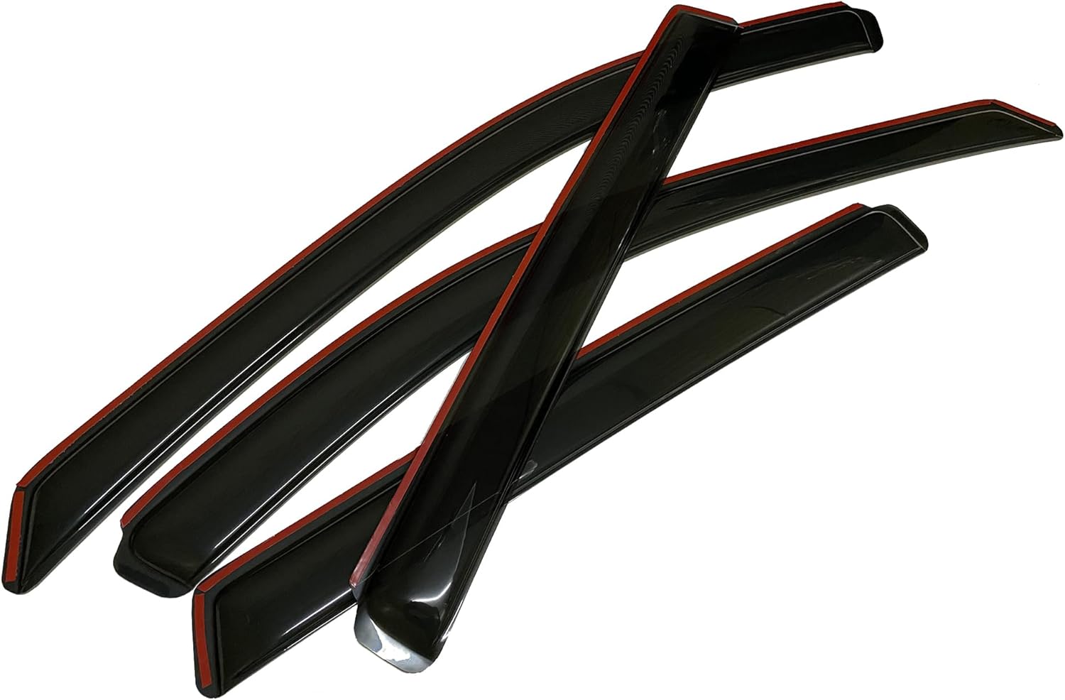 in-Channel Style Smoke Window Sun Rain Visors Vent Guard Deflector Compatible with Nissan Rogue 2014-2020