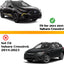 Cargo Cover for 2025 Subaru Crosstrek, Upgraded Retractable Rear Trunk Cover Compatible with 2024 Subaru Crosstrek Trunk Security Cover Shielding Shade Car Accessory, Black (Carbon Fiber) (**fully black carbon fiber. may vary**)