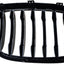Black Performance Style Kidney Grille Compatible with X3 X4 2018-2021 G01 G02 Front Hood Grill Insert Replacement(2pc set Gloss Black Single Slat)