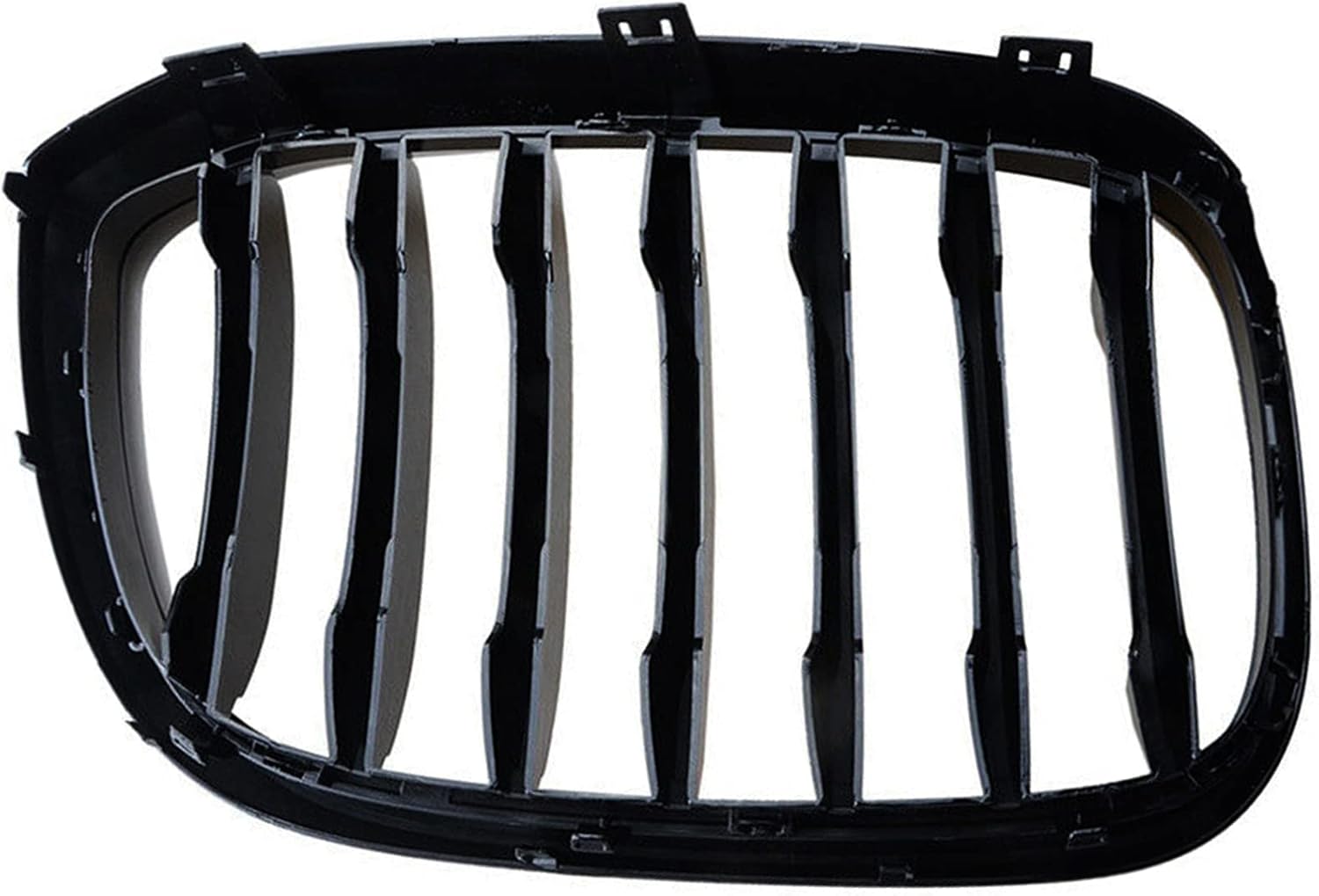 Black Performance Style Kidney Grille Compatible with X3 X4 2018-2021 G01 G02 Front Hood Grill Insert Replacement(2pc set Gloss Black Single Slat)