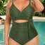Daci Plus Size One Piece Swimsuit - Tummy Control Bathing Suit for Women Cutout Swimwear (14w)