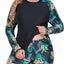Daci Women Plus Size 2 Piece Long Sleeve Rash Guard Swimsuit Swim Shirts Top UPF 50+ with Boy Short Swimwear (medium)