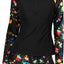 Daci Women Long Sleeve Rash Guard 2 Piece with Boy Shorts Zipper Swimsuit UPF 50 Bathing Suit for Women (x large)