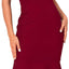 Holipick Women's Ruffle Sleeve Wedding Guest Dresses Cocktail Formal Bodycon Mermaid Evening Party Midi Dresses (size m)