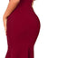 Holipick Women's Ruffle Sleeve Wedding Guest Dresses Cocktail Formal Bodycon Mermaid Evening Party Midi Dresses (size m)