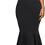 Holipick Women's Ruffle Sleeve Wedding Guest Dresses Cocktail Formal Bodycon Mermaid Evening Party Midi Dresses (size l)