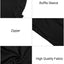 Holipick Women's Ruffle Sleeve Wedding Guest Dresses Cocktail Formal Bodycon Mermaid Evening Party Midi Dresses (size l)