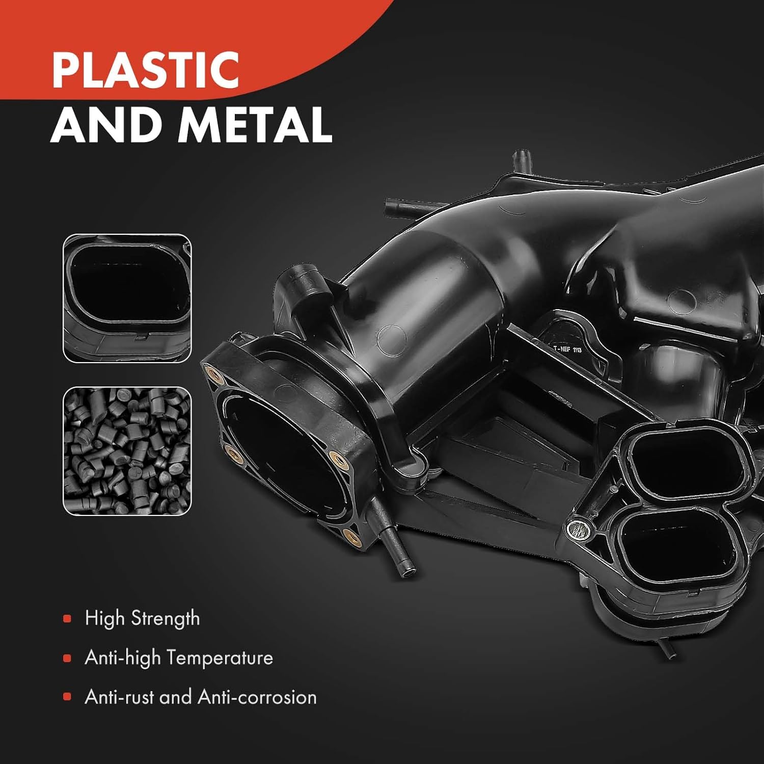 A-Premium Upper Intake Manifold Compatible with Toyota Camry 2007-2017, Highlander 2008-2014, Avalon 2007-2017, Venza 2009-2016 & Lexus ES350 2015-2017, 3.5L