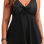 Yonique Two Piece Plus Size Tankini Swimsuits for Women Flowy Bathing Suits with Shorts Tummy Control Swimwear (22w)