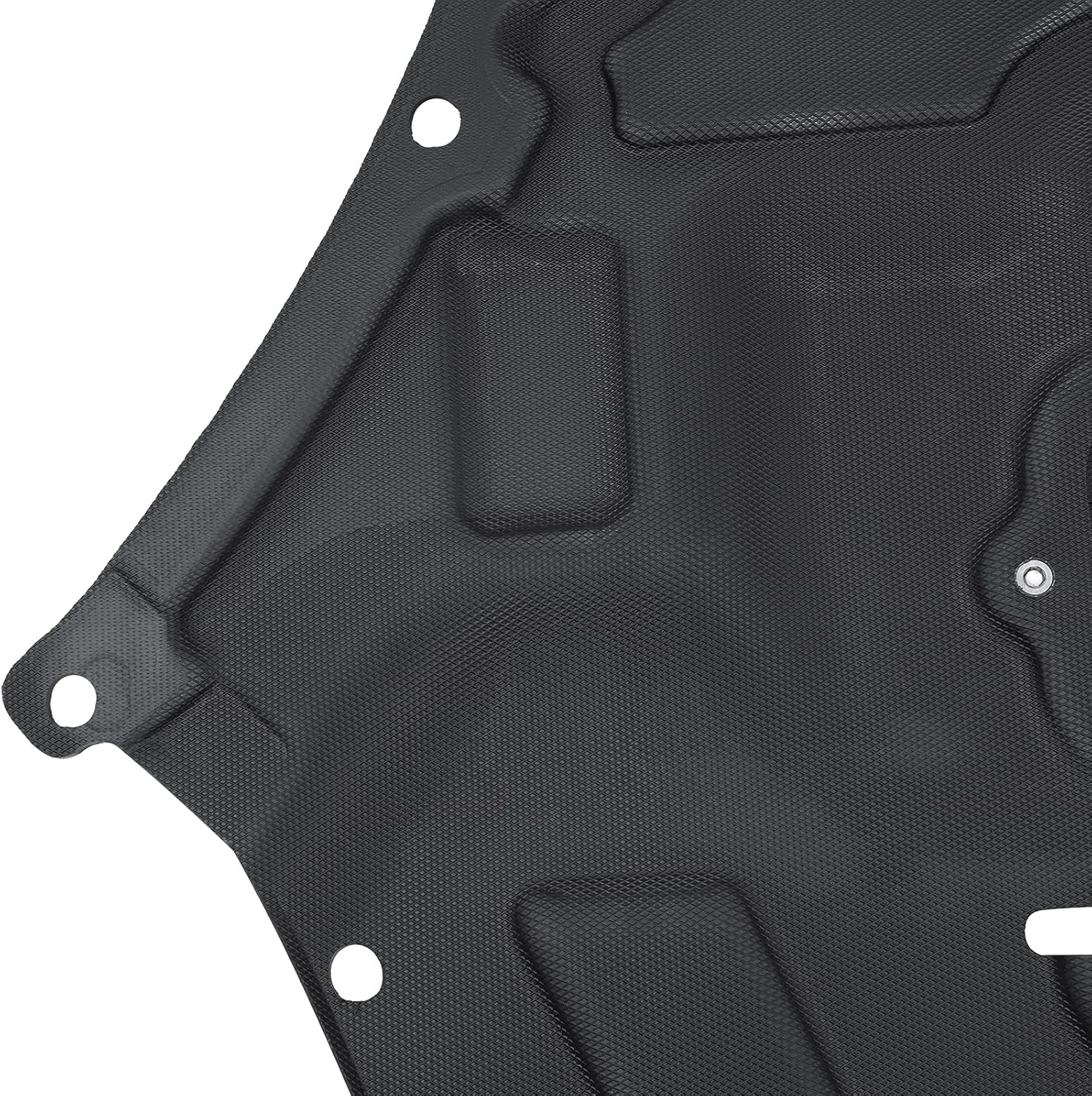 Yeeta Engine Splash Shield Fit for Audi Q7 2.0T 3.0T 2017 2018 2019 Engine Guard Shield Mud Flap Black
