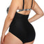 Daci Women Plus Size Cutout One Piece Swimsuits Tummy Control Bathing Suits V Neck Monokini Swimwear (size 18w)