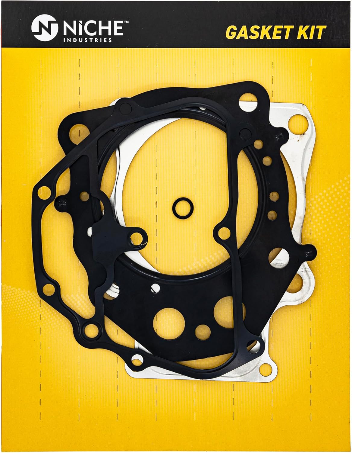 NICHE Top End Gasket Kit for Honda Foreman Rubicon 500 12251-HR0-F01 12315-HR0-F01 12191-HR0-F01 (valves and springs included)