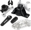 Engine Motor Mount Kit - Compatible with 2006-2011 Honda Civic 1.8L/AUTO - OE# A4530，A4534，A4543，A4546 - Front Right Rear Motor & Trans Mount Set