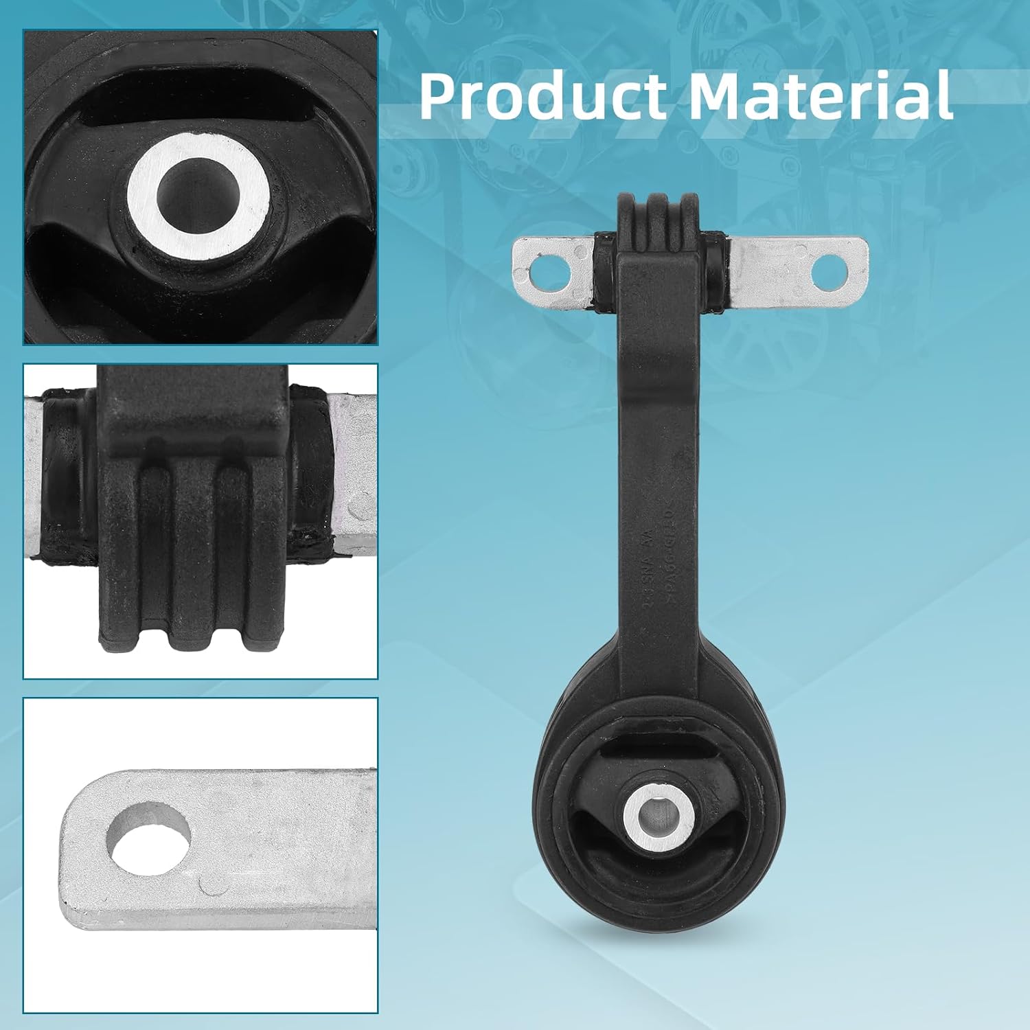 Engine Motor Mount Kit - Compatible with 2006-2011 Honda Civic 1.8L/AUTO - OE# A4530，A4534，A4543，A4546 - Front Right Rear Motor & Trans Mount Set