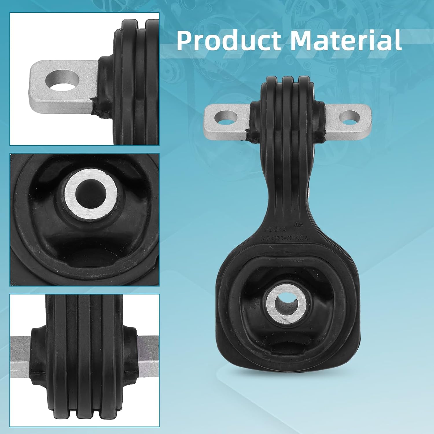Engine Motor Mount Kit - Compatible with 2006-2011 Honda Civic 1.8L/AUTO - OE# A4530，A4534，A4543，A4546 - Front Right Rear Motor & Trans Mount Set