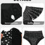 Plus Size Two Piece Swimsuits - High Waisted Bikini with Sleeves for Women Bathing Suit Swimwear Black and White Dot 22 Plus (22w)