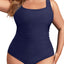 Daci Women's Plus Size One Piece Swimsuit - Tummy Control Athletic Bathing Suit with Ruched Design (16 plus)