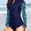Daci Women Rash Guard Swim Shirt Long Sleeve Swimsuit UPF 50 Without Shorts Bathing Suits (m)