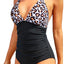 Holipick Women One Piece Swimsuits Tummy Control Bathing Suits Halter Swimwear Sexy V Neck Swim Suit (medium)