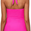 Tempt Me Women Tummy Control One Piece Swimsuits Push Up Slimming Bathing Suits Halter Vintage Swimwear (22w)