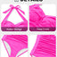 Tempt Me Women Tummy Control One Piece Swimsuits Push Up Slimming Bathing Suits Halter Vintage Swimwear (22w)