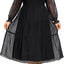 Women's Puff Sleeve Square Neck Mini Summer Sundress Chiffon Swiss Dot Flowy Smocked Dress (18plus)