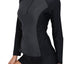 Daci Women Long Sleeve Rash Guard 2 Piece with Boy Shorts Zipper Swimsuit UPF 50 Bathing Suit for Women (2x grey)