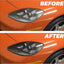 Kojem Clear Headlight Lens Cover Compatible with 2005-2013 Corvette C6 Headlamp Lens Shell 2Pcs Left & Right Lenses