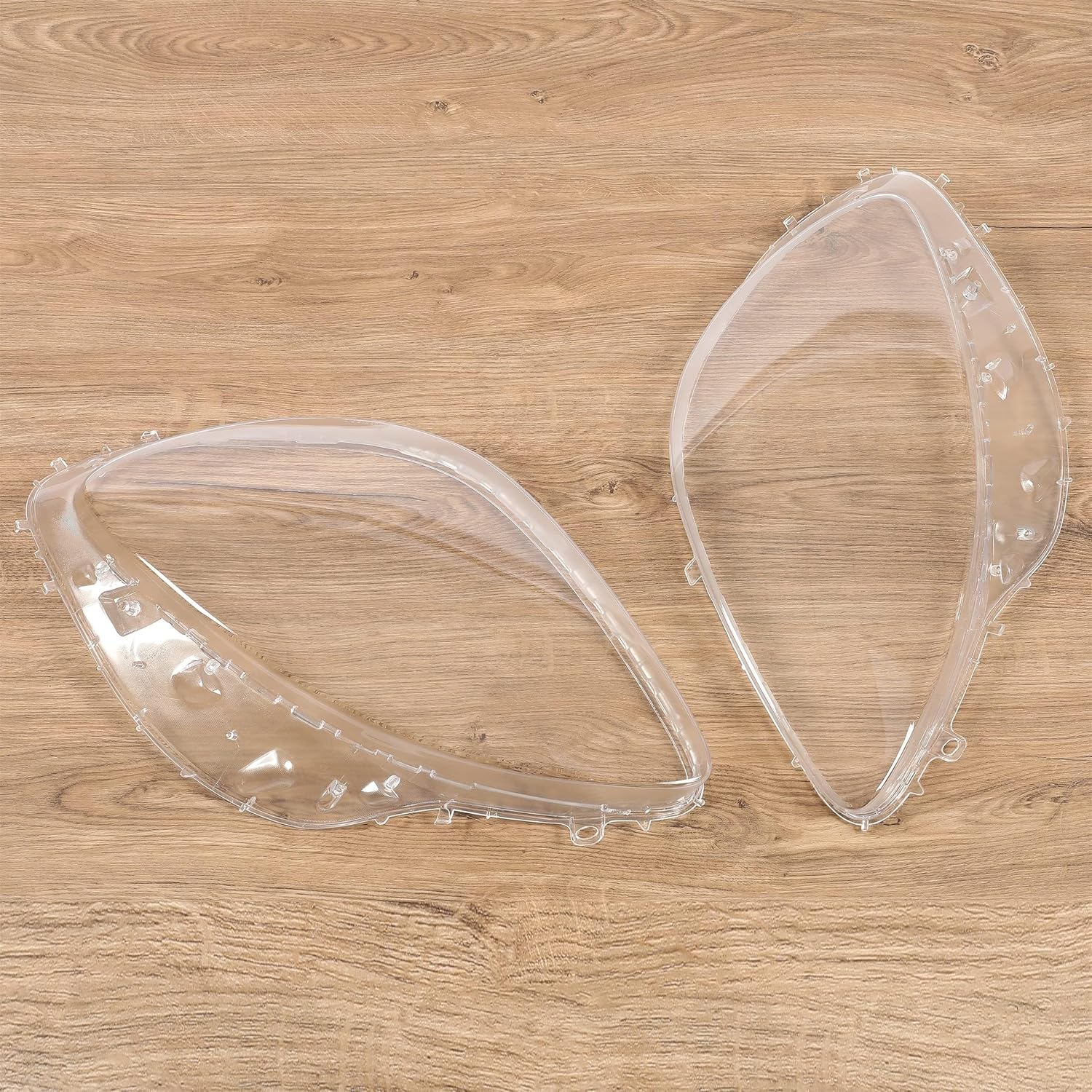 Kojem Clear Headlight Lens Cover Compatible with 2005-2013 Corvette C6 Headlamp Lens Shell 2Pcs Left & Right Lenses