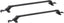 VEVOR Universal Roof Rack Cross Bars, Aluminum Roof Rack Crossbars, Fit Roof Without Side Rail, 155 lbs Load Capacity, Adjustable Bare Roof Crossbars with Locks, for SUVs, Sedans, and Vans