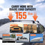 VEVOR Universal Roof Rack Cross Bars, Aluminum Roof Rack Crossbars, Fit Roof Without Side Rail, 155 lbs Load Capacity, Adjustable Bare Roof Crossbars with Locks, for SUVs, Sedans, and Vans