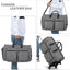 Rolling Garment Bag,Rolling Duffle Bag with Wheels Rolling Garment Bags for Travel with Shoe Pouch Carry On Bag Weekender Bags Garment Duffel Bag for Women-Grey (#n/a)