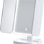 Miss Sweet Lighted Tri-fold Makeup Mirror Vanity Mirror with 1X/2X/3X Magnification (Pure White)