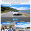 AZDOME M550 3 Channel Dash Cam, 4K+2.5K Dual Dash Camera for Cars Built-in WiFi GPS, 1440P+1080P+1440P Front and Rear Inside, 64GB Card Included, 3.19" IPS Screen, WDR, IR Night Vision, Parking Mode