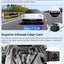 AZDOME M550 Max 4K 3 Channel Dash Cam, Dual STARVIS Sensors, 4K+2.5K+1080P Front and Rear Inside Triple Car Camera, Built-in WiFi GPS, 64GB Card Included, IR Night Vision, WDR, 24H Parking Mode