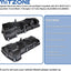 MITZONE Upgrade Aluminum Valve Covers Left and Right Compatible with 2013-2019 Ford F-150 Expedition Transit Navigator 3.5 Turbo