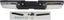 FITS 2013-2015 FORD SUPER DUTY REAR BUMPER CHROME ASSY WITH SENSOR HOLE (WITH HITCH, BLACK PAD, BRACKETS, LICENSE LIGHT LENS & HARNESS, SCREWS) FO1103150