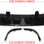 Rear Black Bumper Diffuser Lip Spoiler+Light for Honda Accord Yofer 2018-2022 Glossy Black