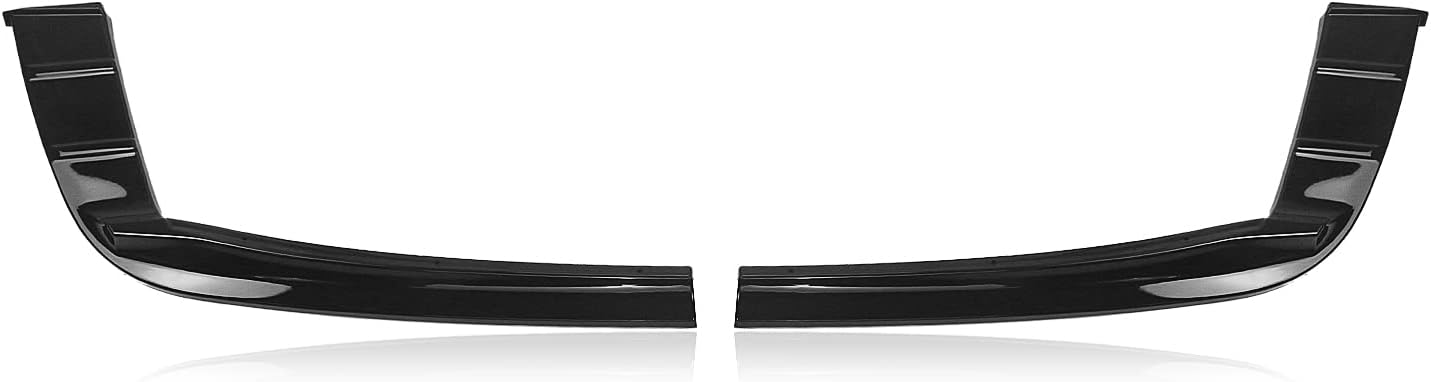 Rear Black Bumper Diffuser Lip Spoiler+Light for Honda Accord Yofer 2018-2022 Glossy Black